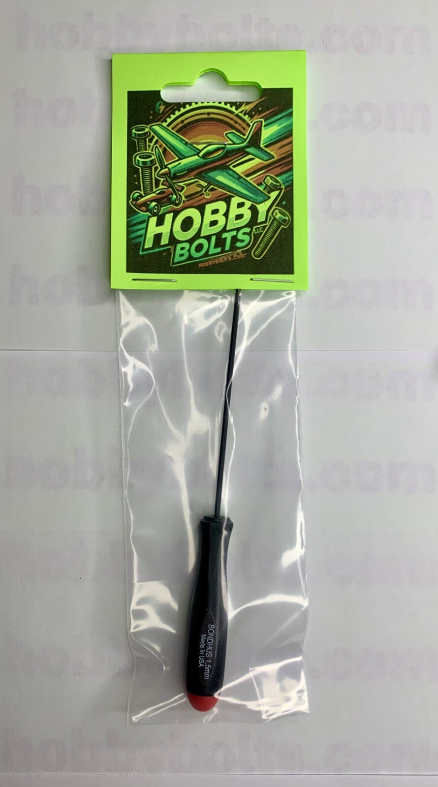 Bondhus 1.5mm ProHold Hex Ball Driver, Protanium Steel. #74650 Hobby Bolts QTY:1