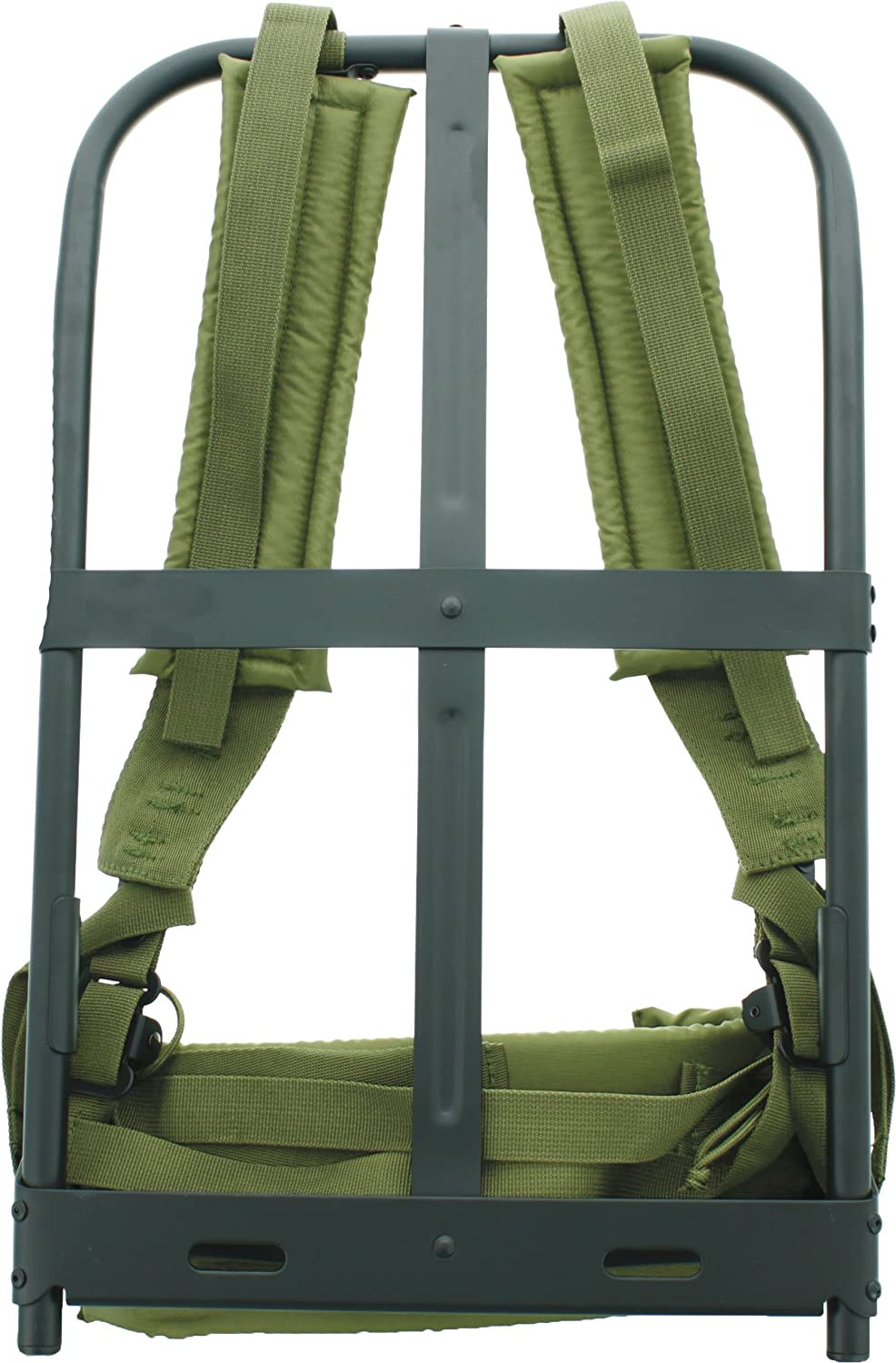 New Black Military Alice Pack Frame with Olive Drab Suspender Straps & LC-1