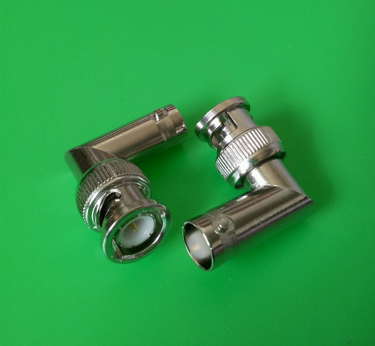 (5 PCS) BNC Male to BNC Female Right Angle Adapter - USA Seller