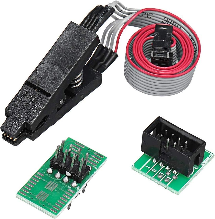 Efficient CH341A USB Programmer & SOIC8 Clip for In-Circuit EEPROM Programming