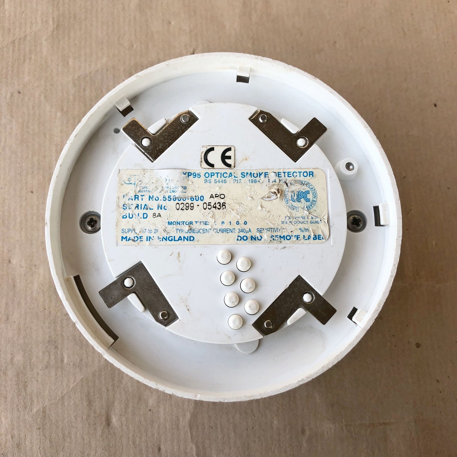 APOLLO 55000-600 APO XP95 OPTICAL SMOKE DETECTOR