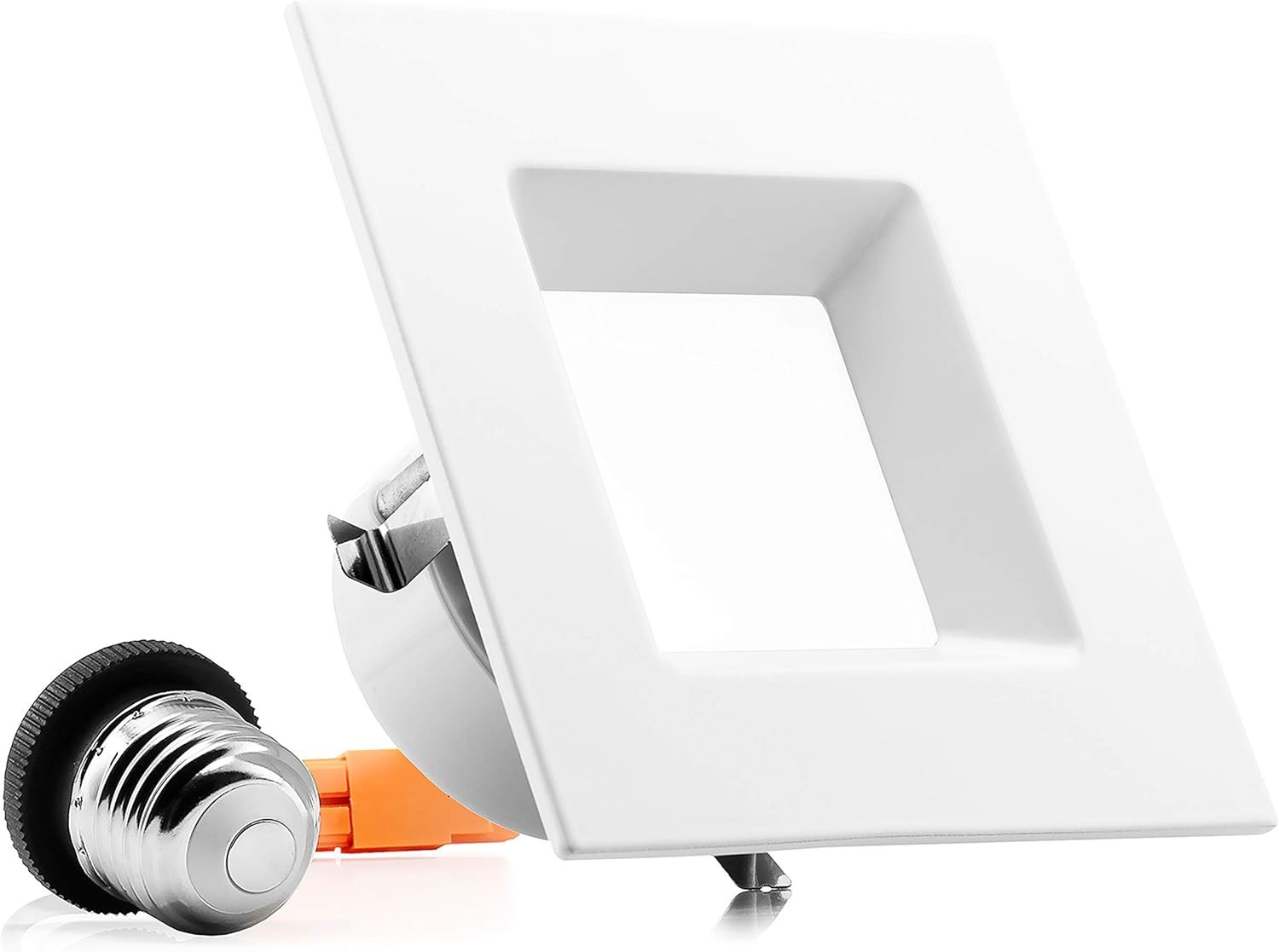 PARMID - 4 inch Dimmable LED Square Recessed Retrofit Can Lights