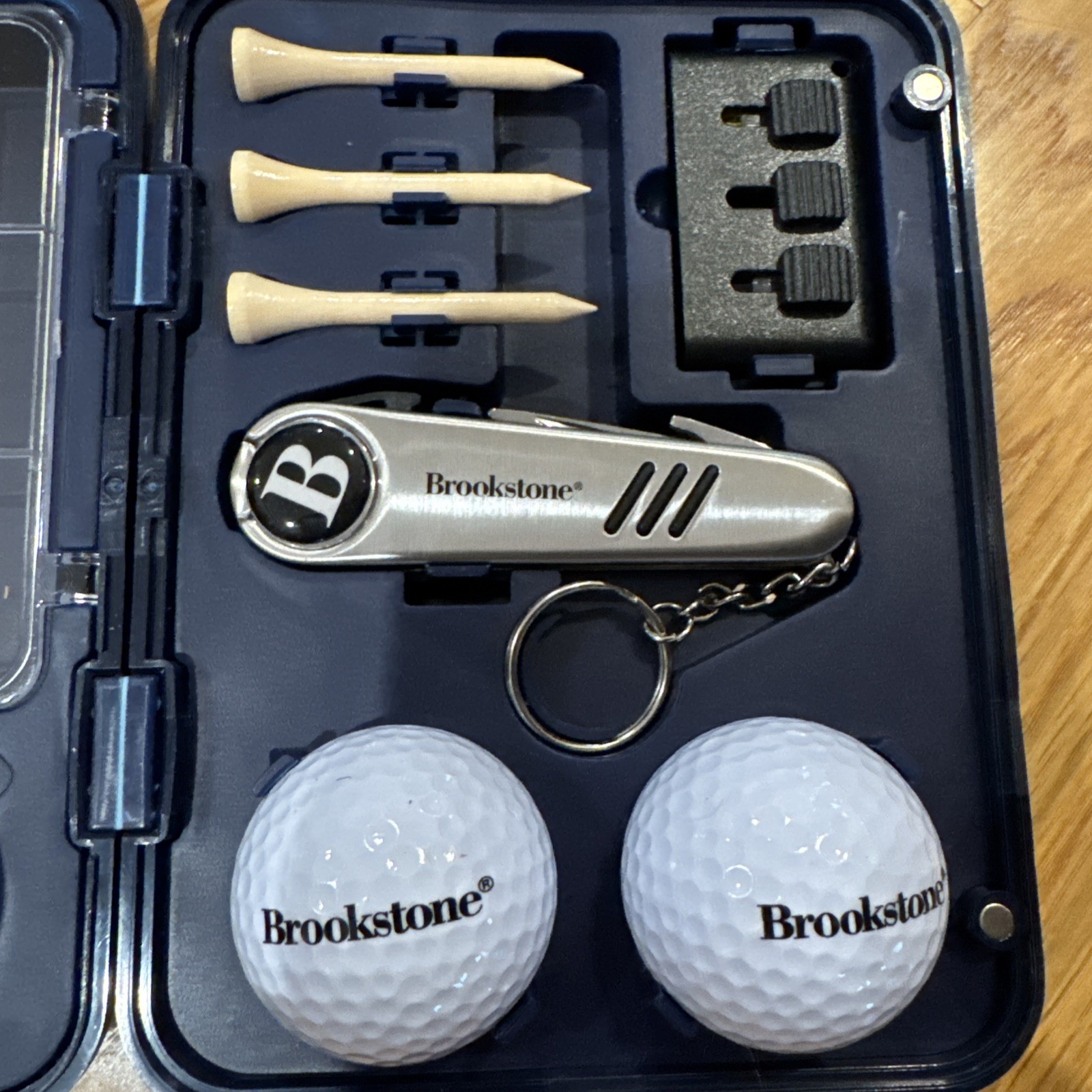 Brookstone Golfer's Multi-Tool 6 Tools With Case, Balls & Tees Fathers Day Gift
