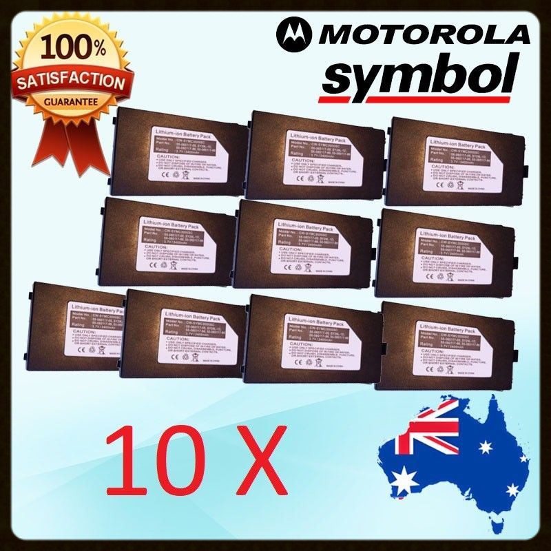 New Lot of 10 High Quality Battery Symbol Motorola MC3070 MC3090 MC3190 2400mAh