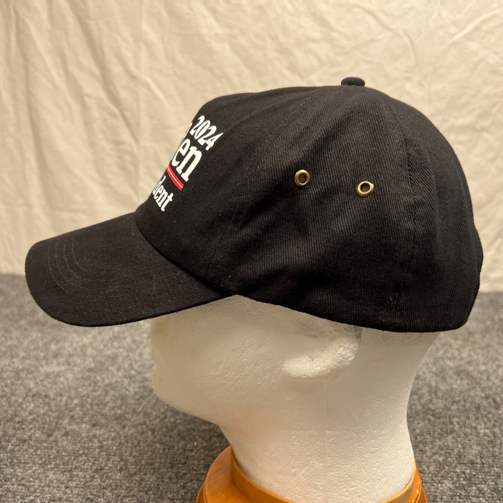 NEW Cobra Joe Biden For President 2024 Cap Adult Adjustable Black Spell Out Hat