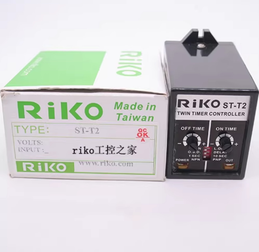 1PCS NEW RIKO ST-T2 STT2 TWIN TIMER COUNTROLLER 220VAC FREE SHIP