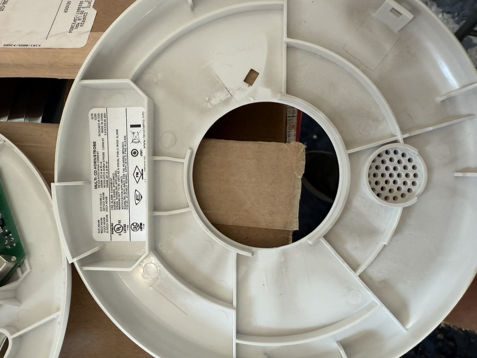 Est Edwards GCF-HDVM Multi CD Ceiling Horn Strobe