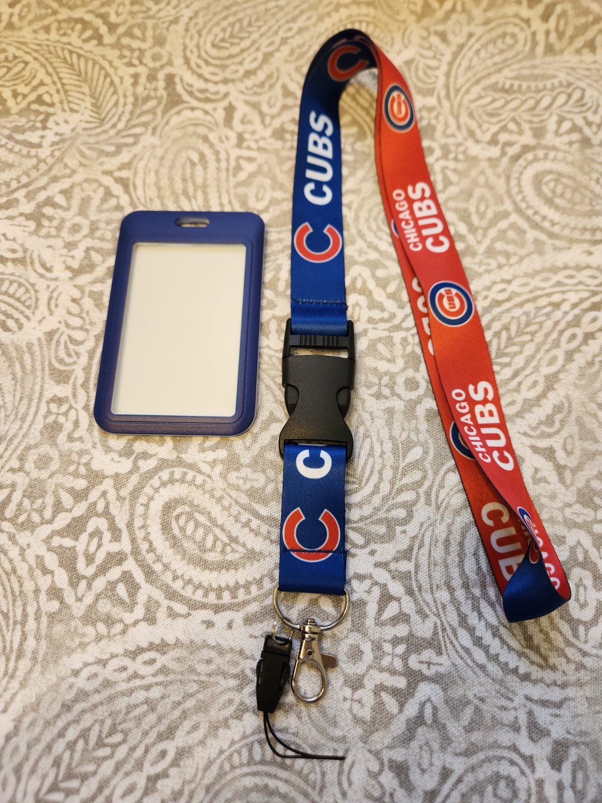Chicago Cubs MLB Lanyard Keychain & ID Holder
