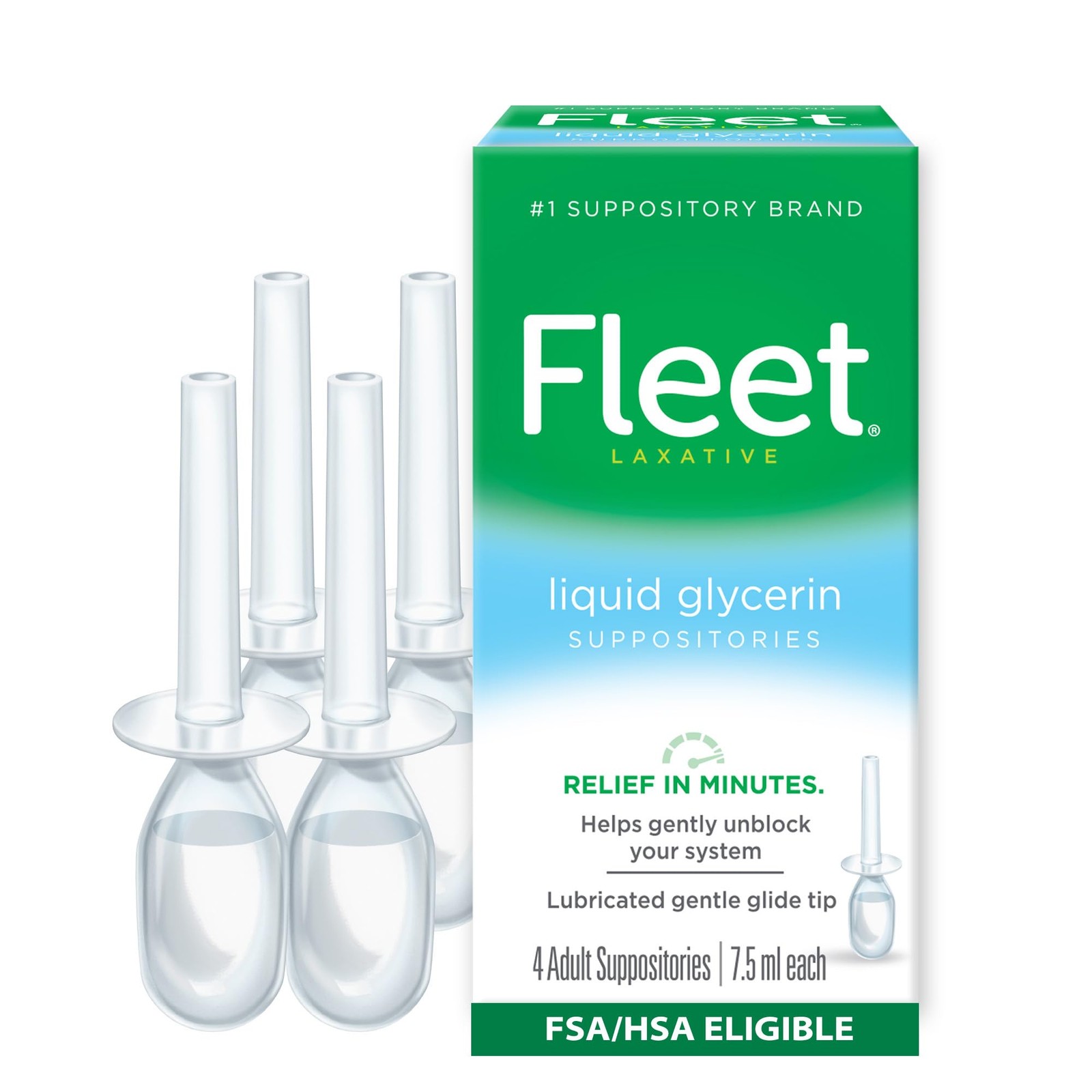 Fleet Liquid Glycerin Suppositories 30 Ounce Fast Constipation Relief 15 Minutes