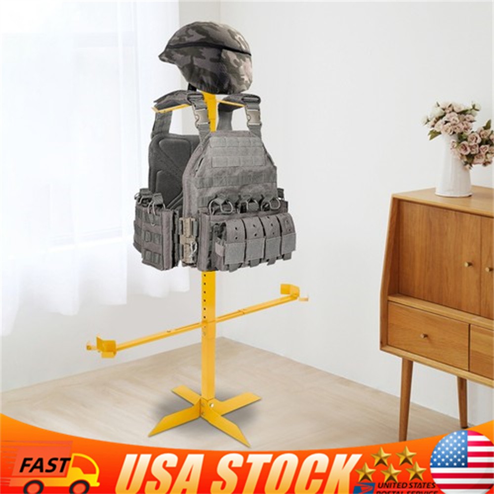 Tactical Military Gear Stand Versatile Storage Heavy Duty Helmet Vest Gear Stand