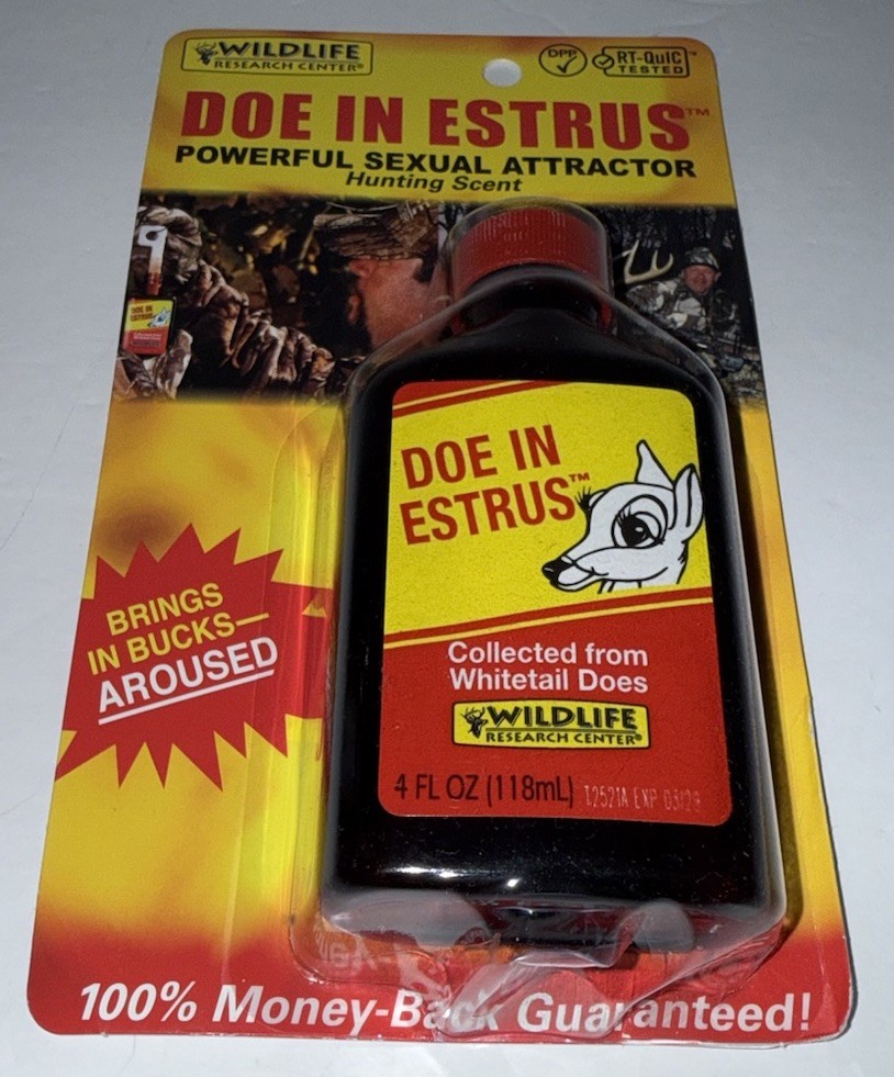 Wildlife Research Doe In Estrus Deer Attractant Doe In Estrus Scent 4 oz Bottle