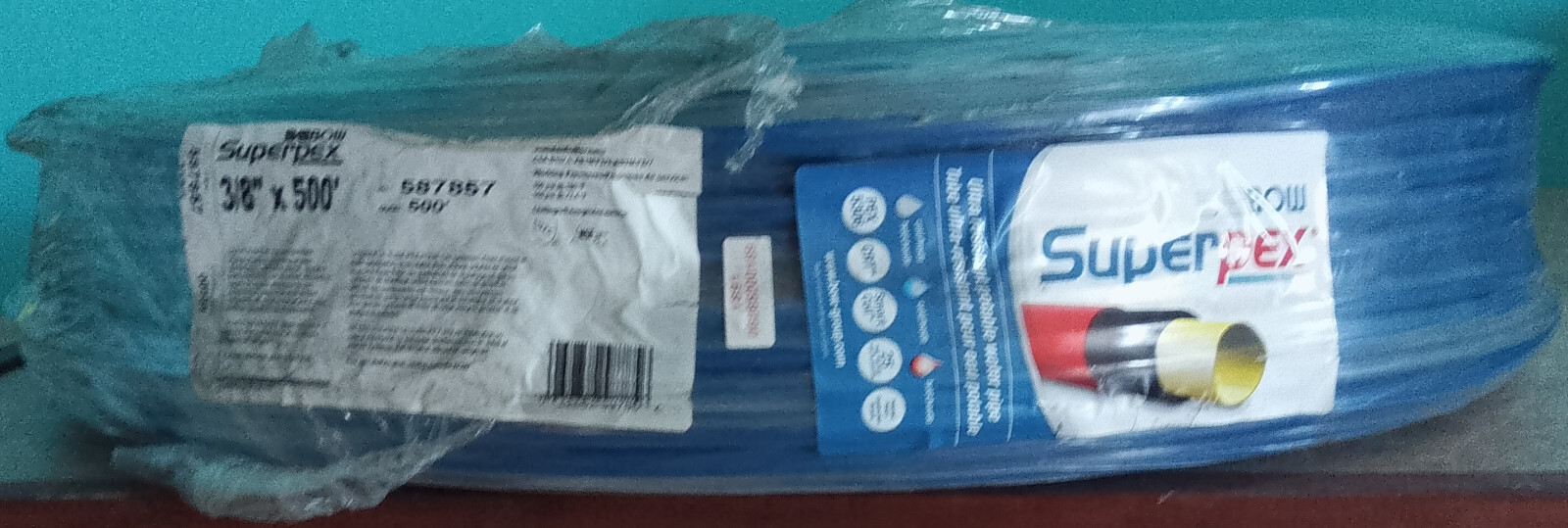 Pex Tubing Bow Superpex 3/8" x 500'