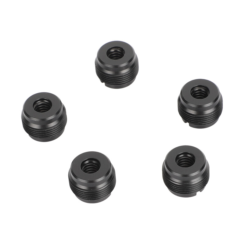 5Pcs 1/4"-20 Female to 5/8"-27 Male Thread Adapter for Mic Stand Clip Boom Arm