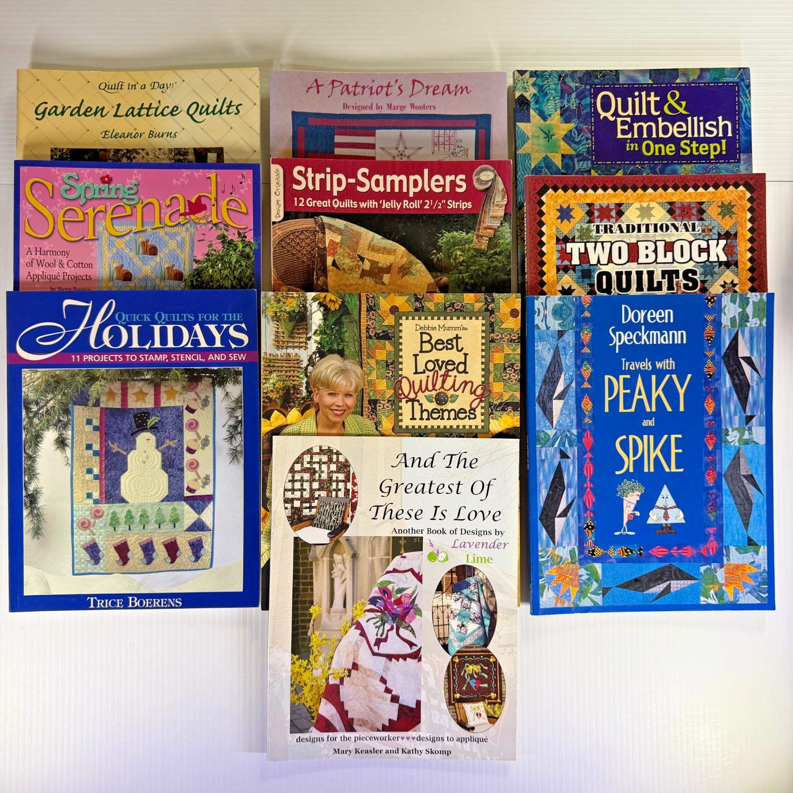 Quilting Quilt Book Magazine Lot Of 10 Ideas Variety Patterns Sewing Appliqué 13