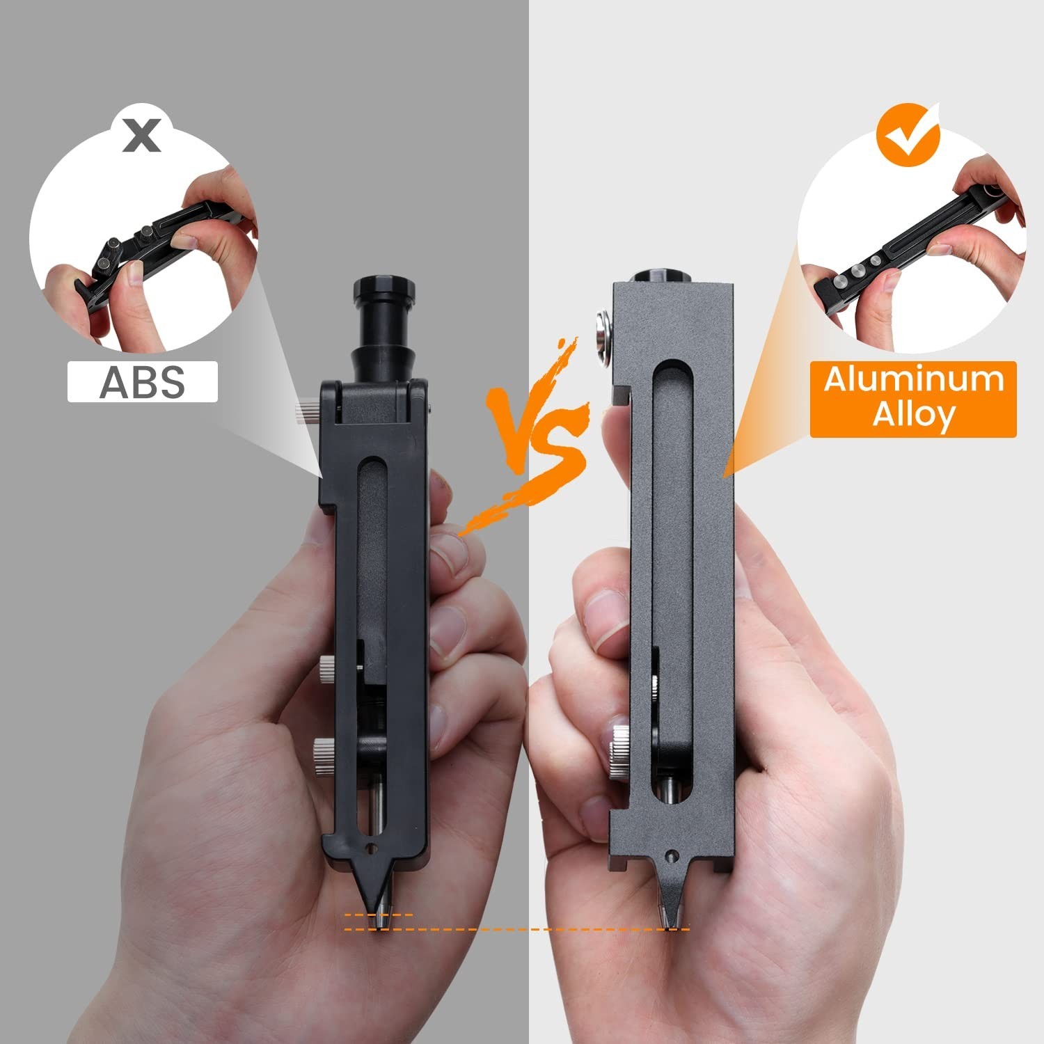 Multi-Function Scribing Tool - Aluminum Alloy Construction Pencil, Deep Hole Gau