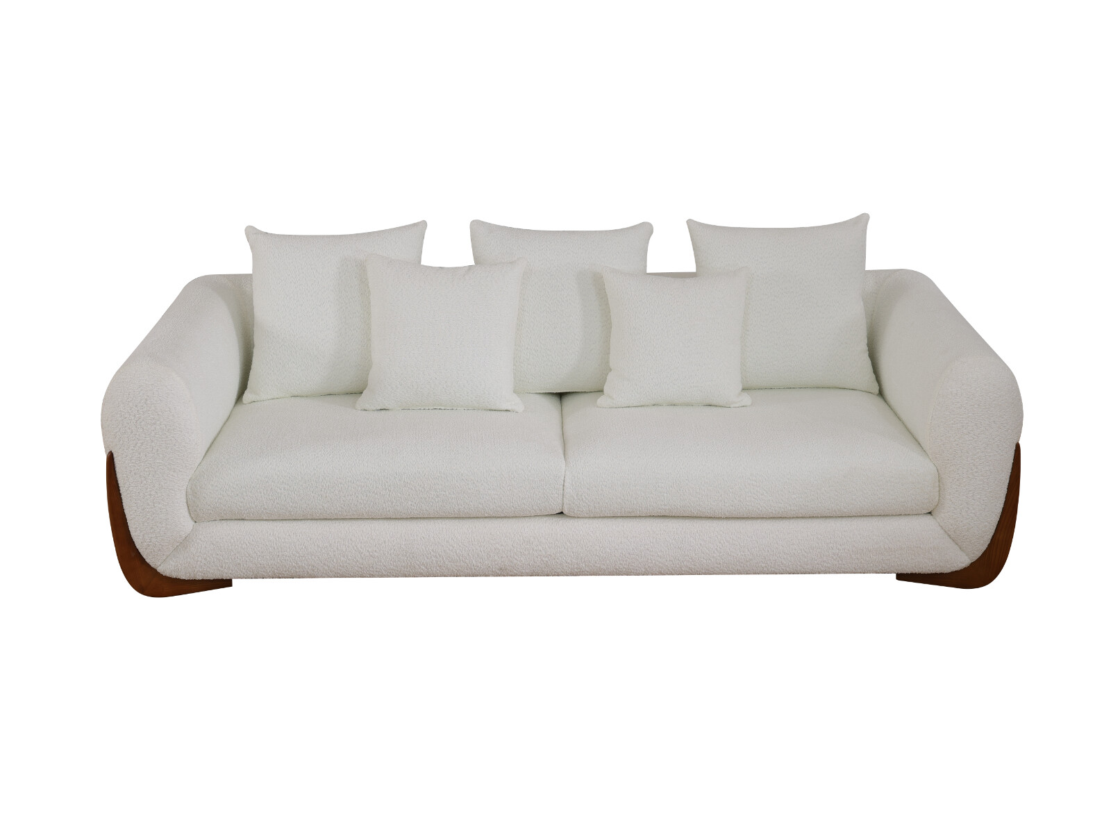 2024 New Pick up White Sherpa Couch Living Room Sectional Sofa