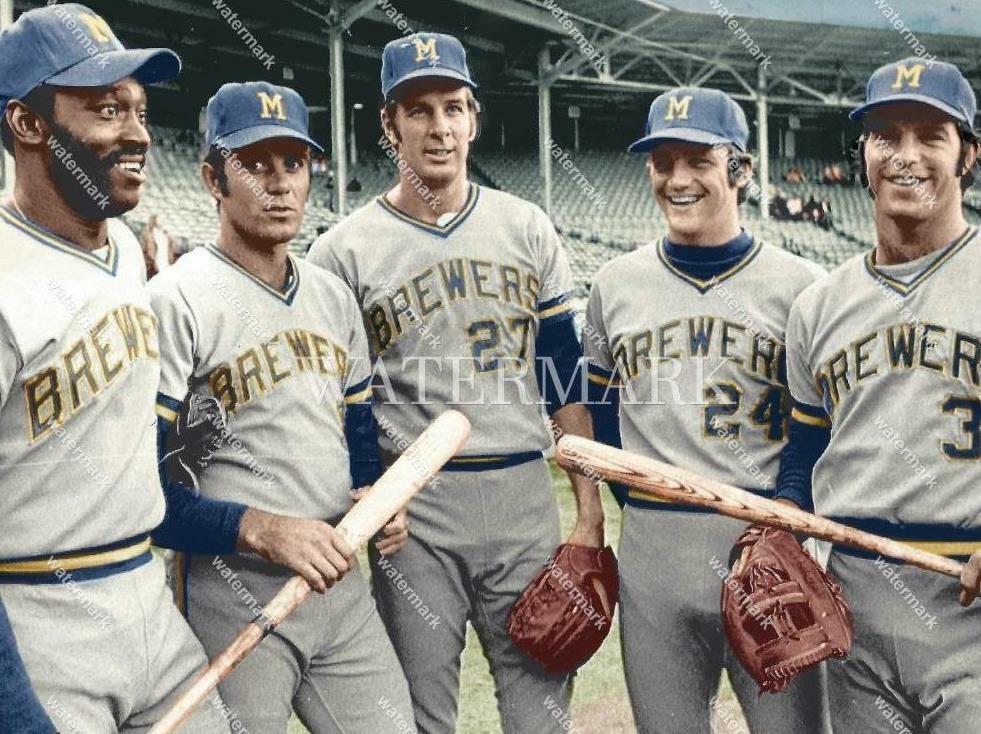 DJ248 George Scott Milwaukee Brewers Sluggers 8x10 11x14 16x20 Colorized Photo