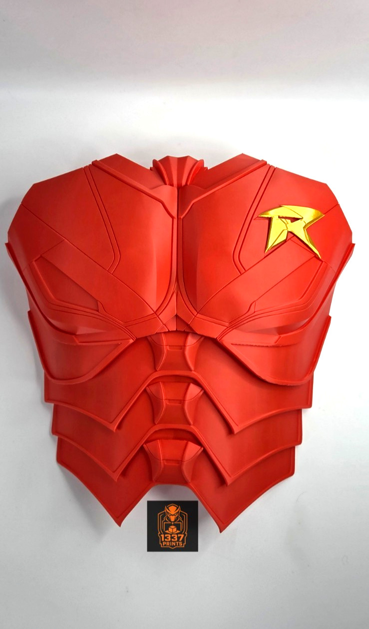 Robin Titans Chest And Ab Armor 3D Printed Cosplay Costume Prop Halloween
