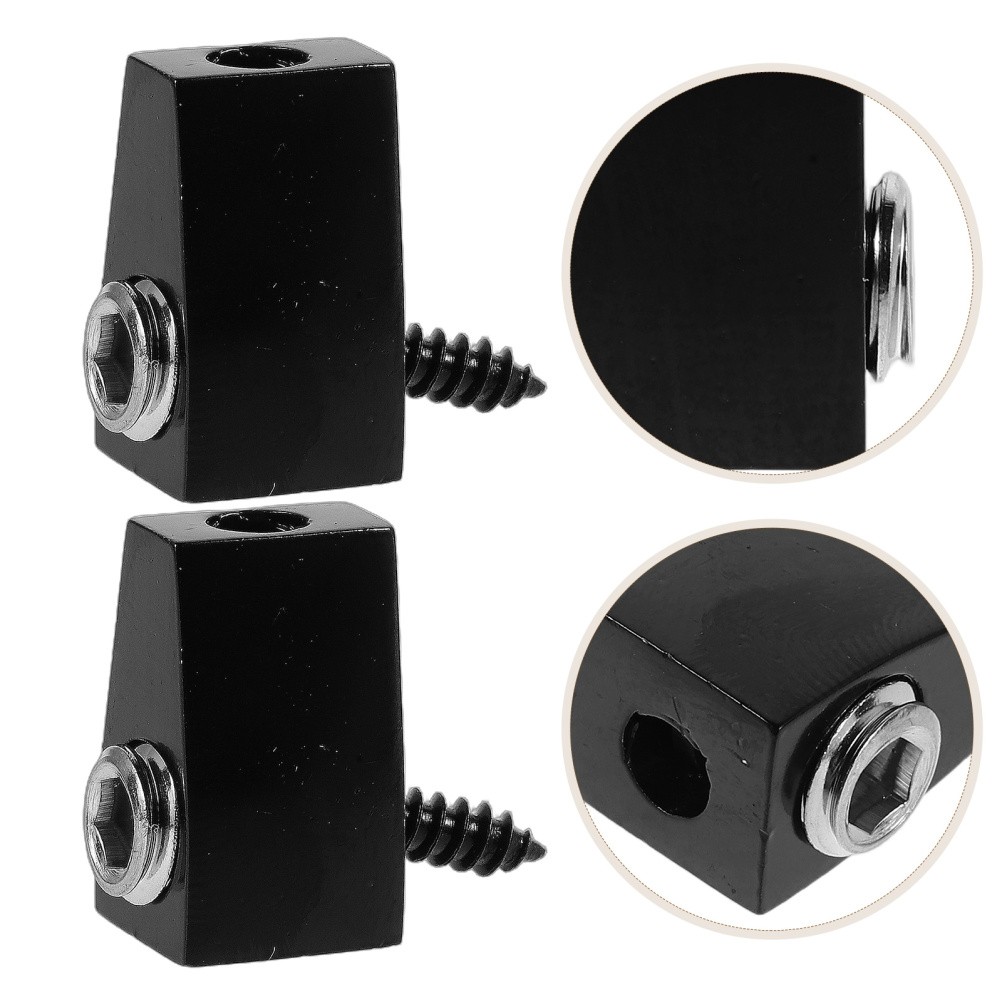 4 Pcs Headless Bass Tuner String Nut Guitar Locks 4-String Locking
