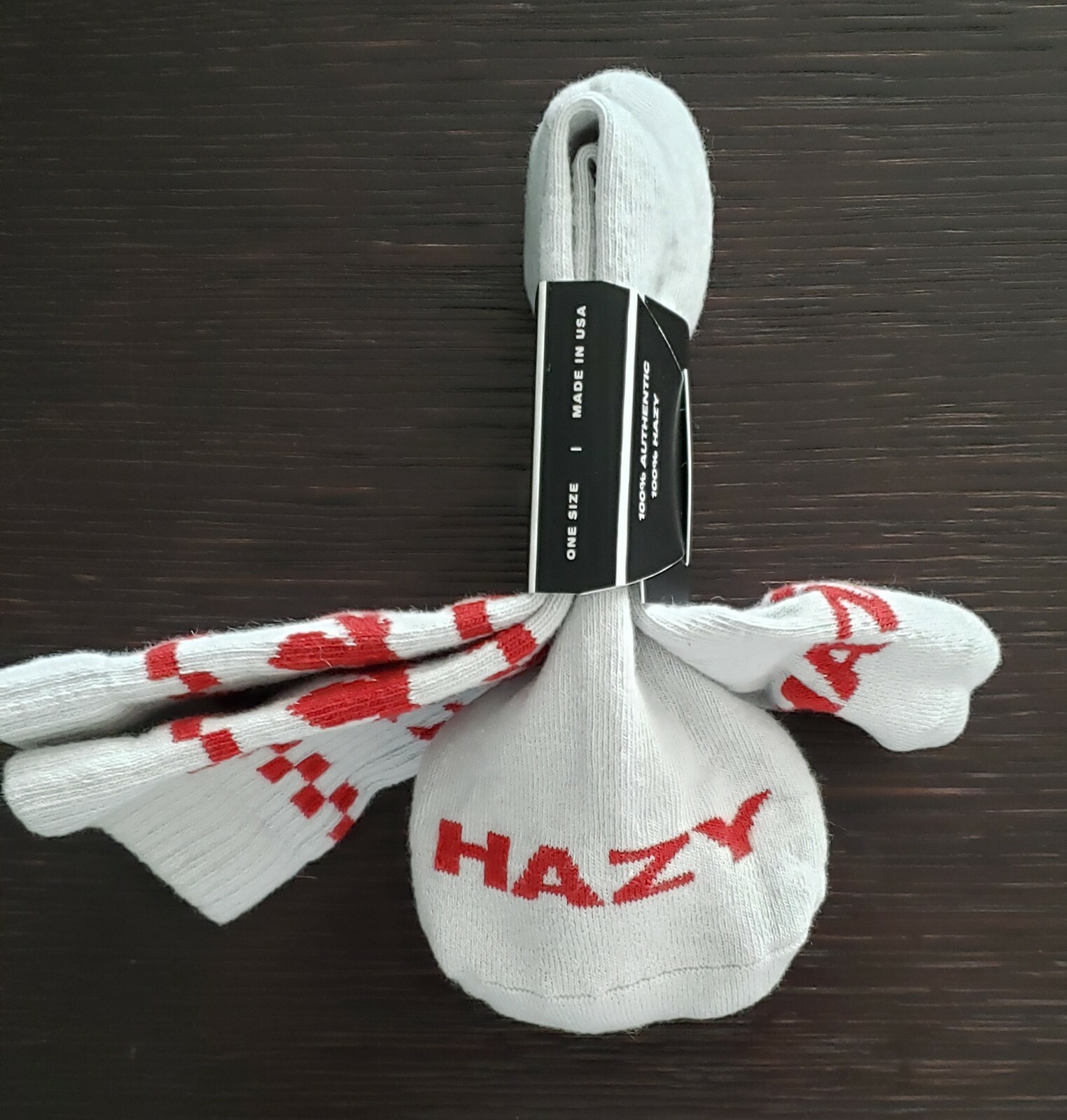 HAZY LOGO SOCKS*ONE SIZE*NEW