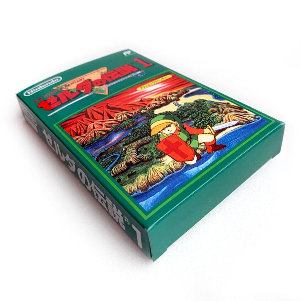 ZELDA NO DENSETSU Hyrule Fantasy - Empty box replacement spare case for Famicom