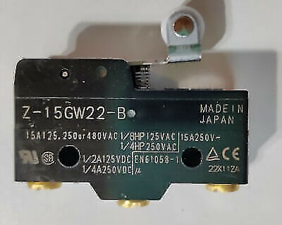 New OMRON Z-15GW22-B  (Z15GW22B) Roller Lever SPDT Micro Limit Switch