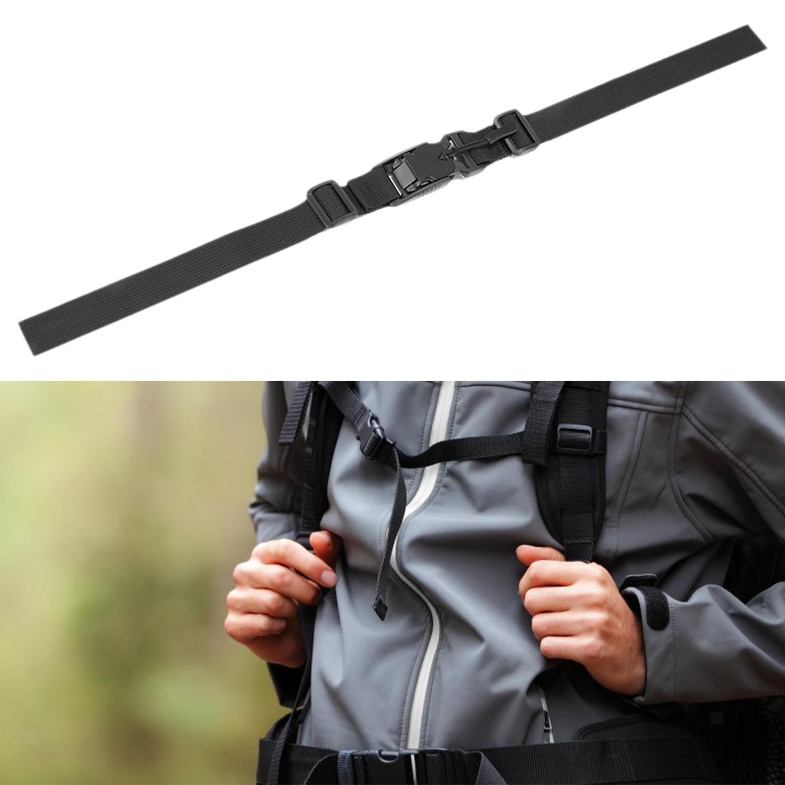 Backpack Chest Strap Quick Release Webbing Comfortable Sturdy Backpack Sternum