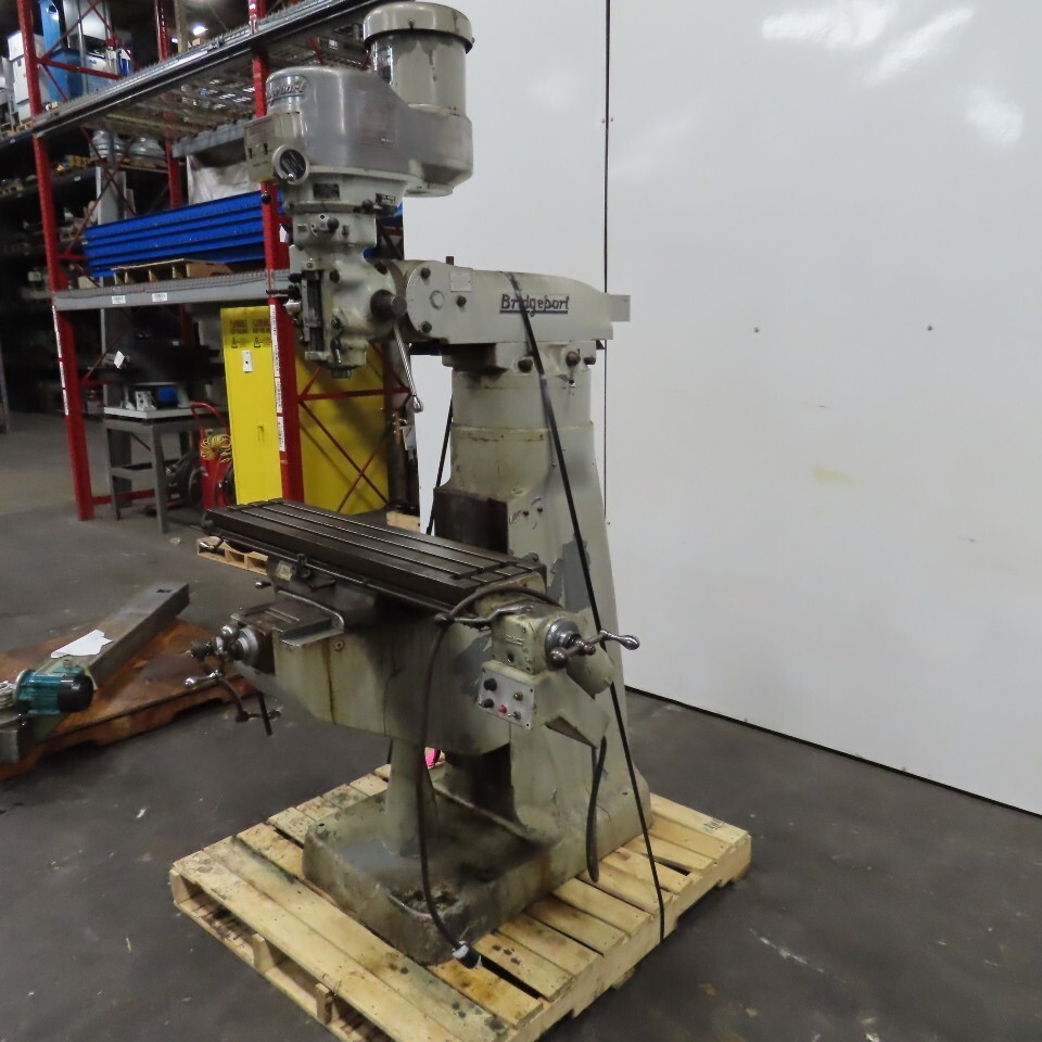 Bridgeport Series I 2HP Vertical Knee Milling Machine 230/460V 3PH 42x9" Table