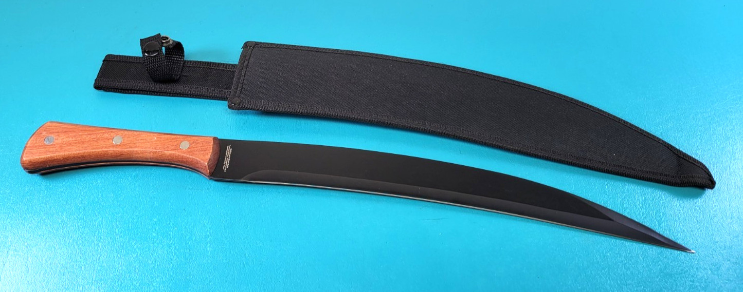 Mint Takedown Knife Machete 1st Prod Run Tiger Co. Ltd + Sheath TR905