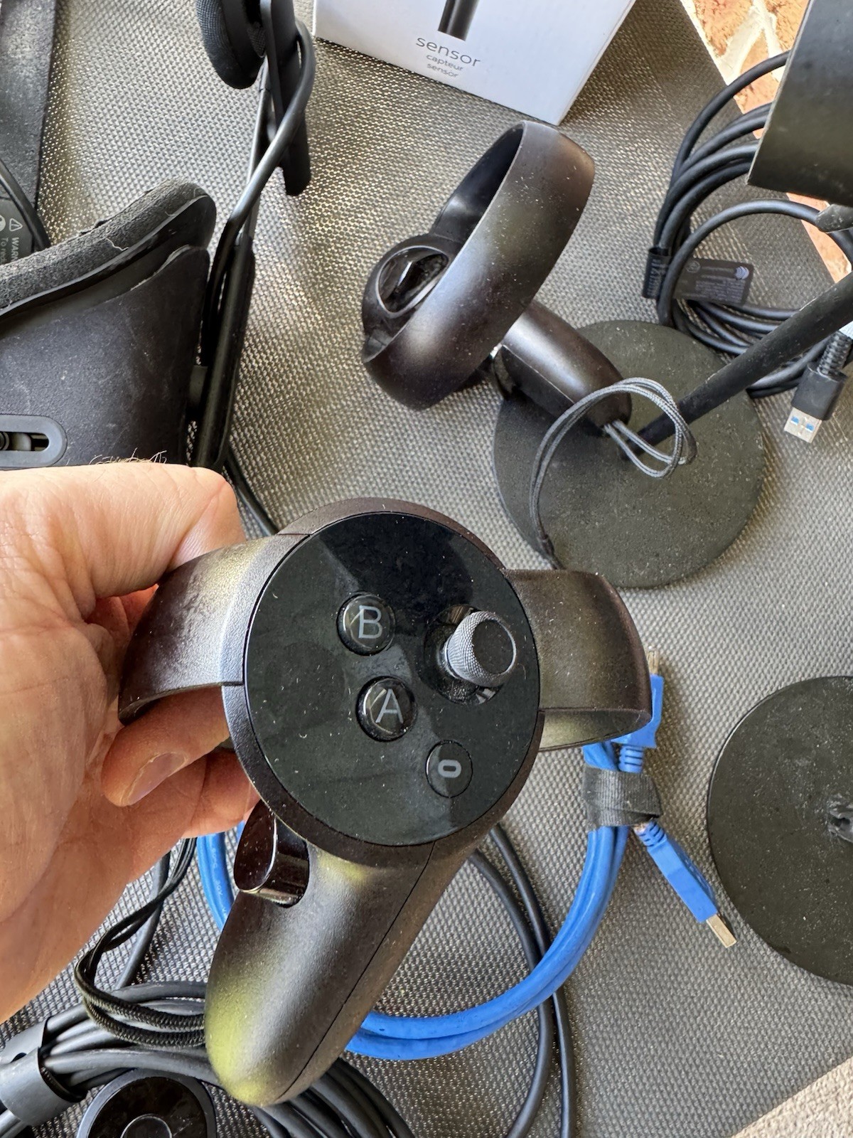 Oculus Rift Virtual Reality Lot As Shown Untested