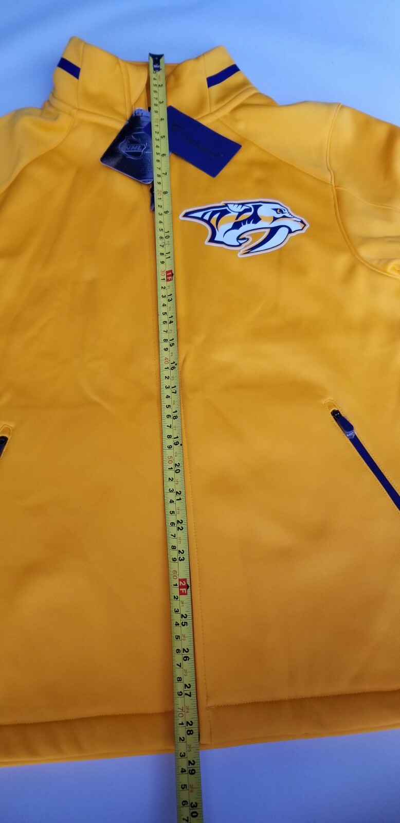 Nashville Predators Fanatics Branded Authentic Pro Full-Zip Jacket - mens Small
