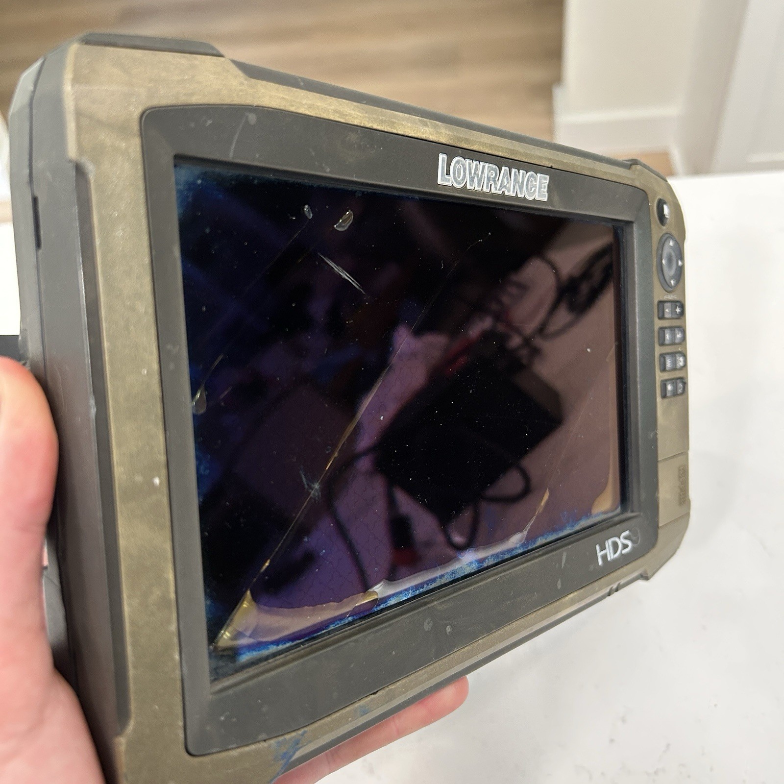 Lowrance HDS 9 Gen 3 Fishfinder GPS Head Unit Tested Working