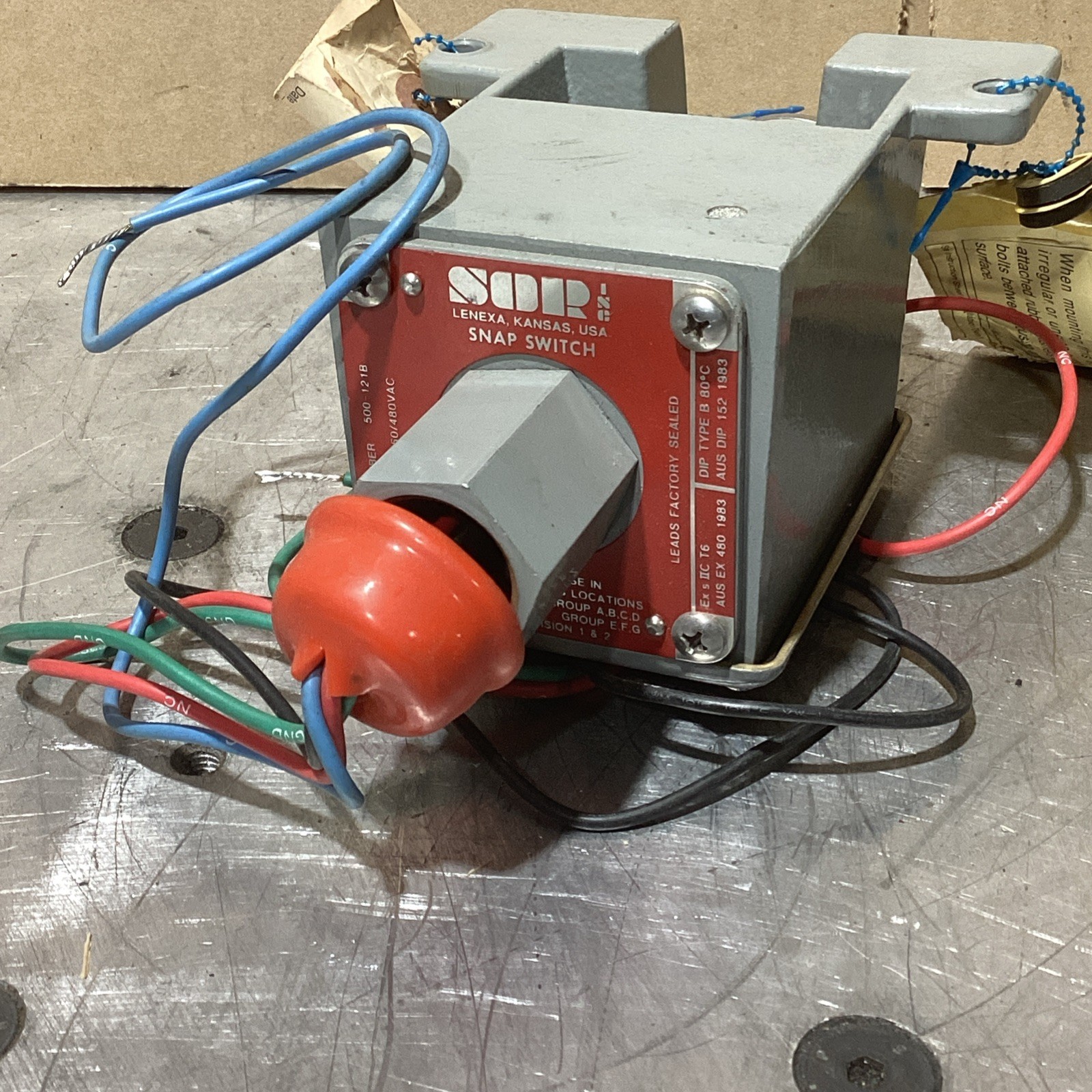 Sor 4BA-KB5-N4-C1A Pressure Switch 3-50psi