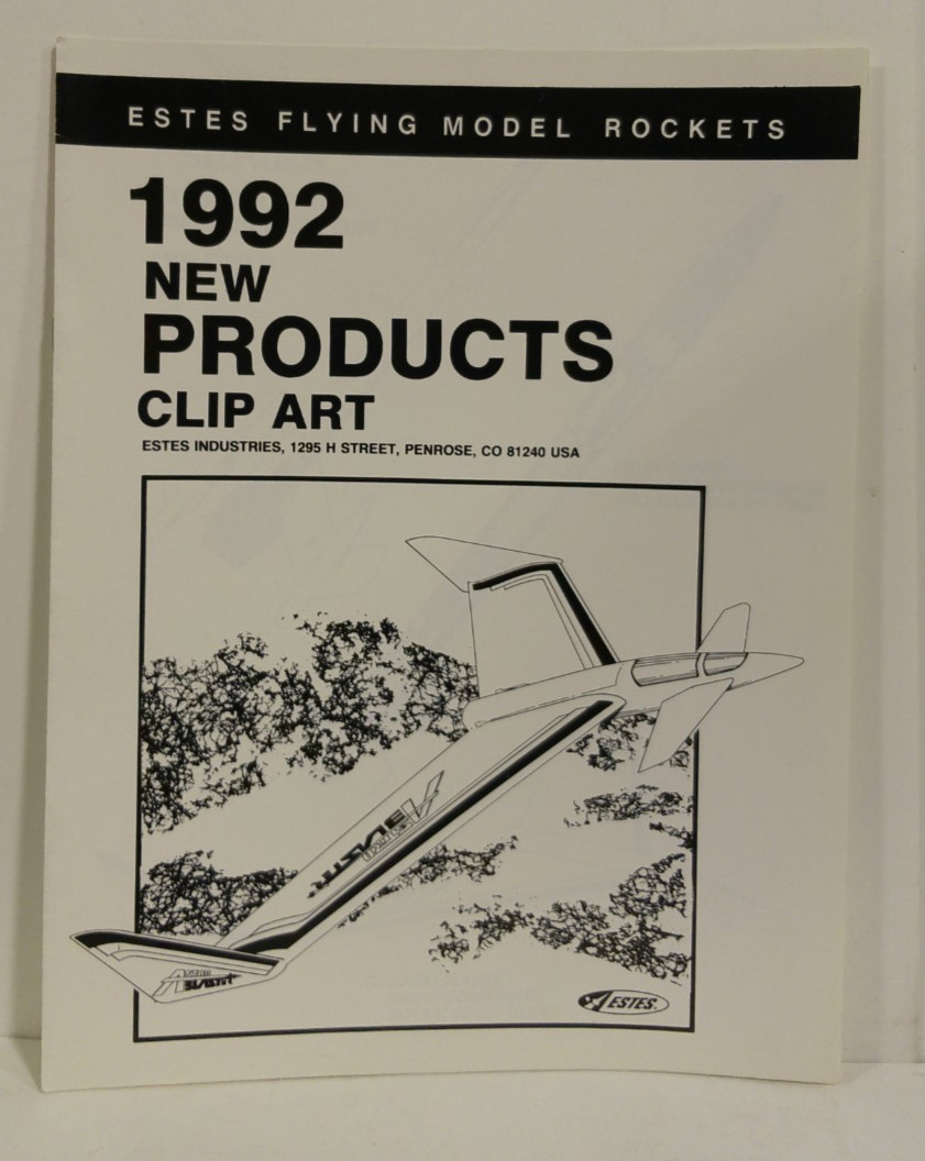RARE ESTES 1992 New Products Clip Art Kit