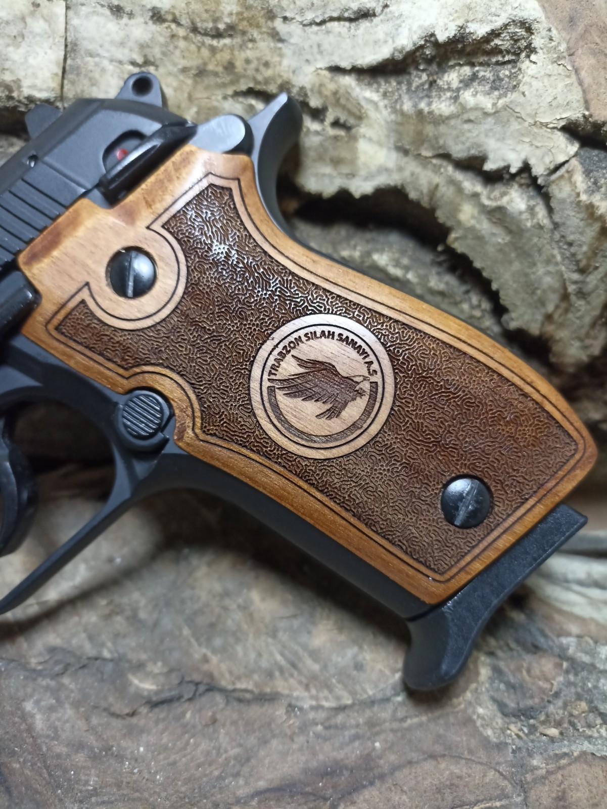 Tisas Fatih 13 walnut grips for first version straight model.
