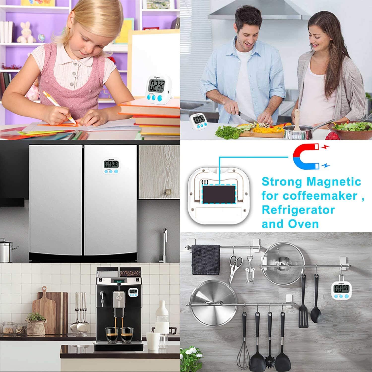 Digital Kitchen Cooking Timer Also Used For Learning Work Exercise Timer
