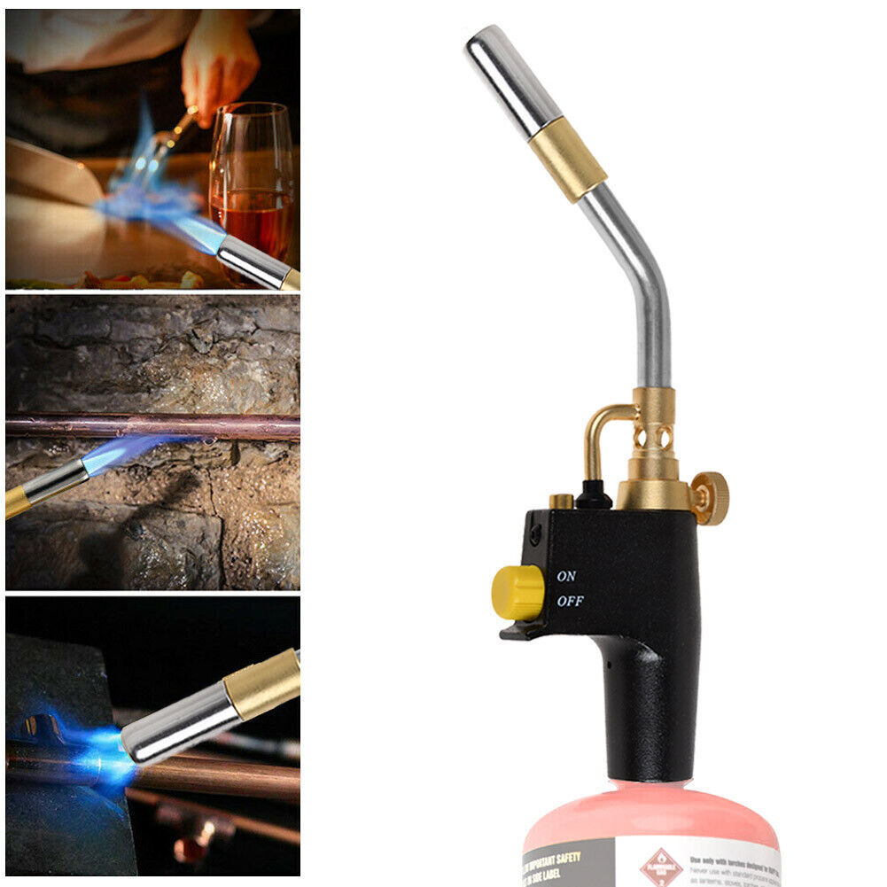 4X Propane Torch Head Trigger Start MAP Gas Torch Head Welding Torch MAPP Torch