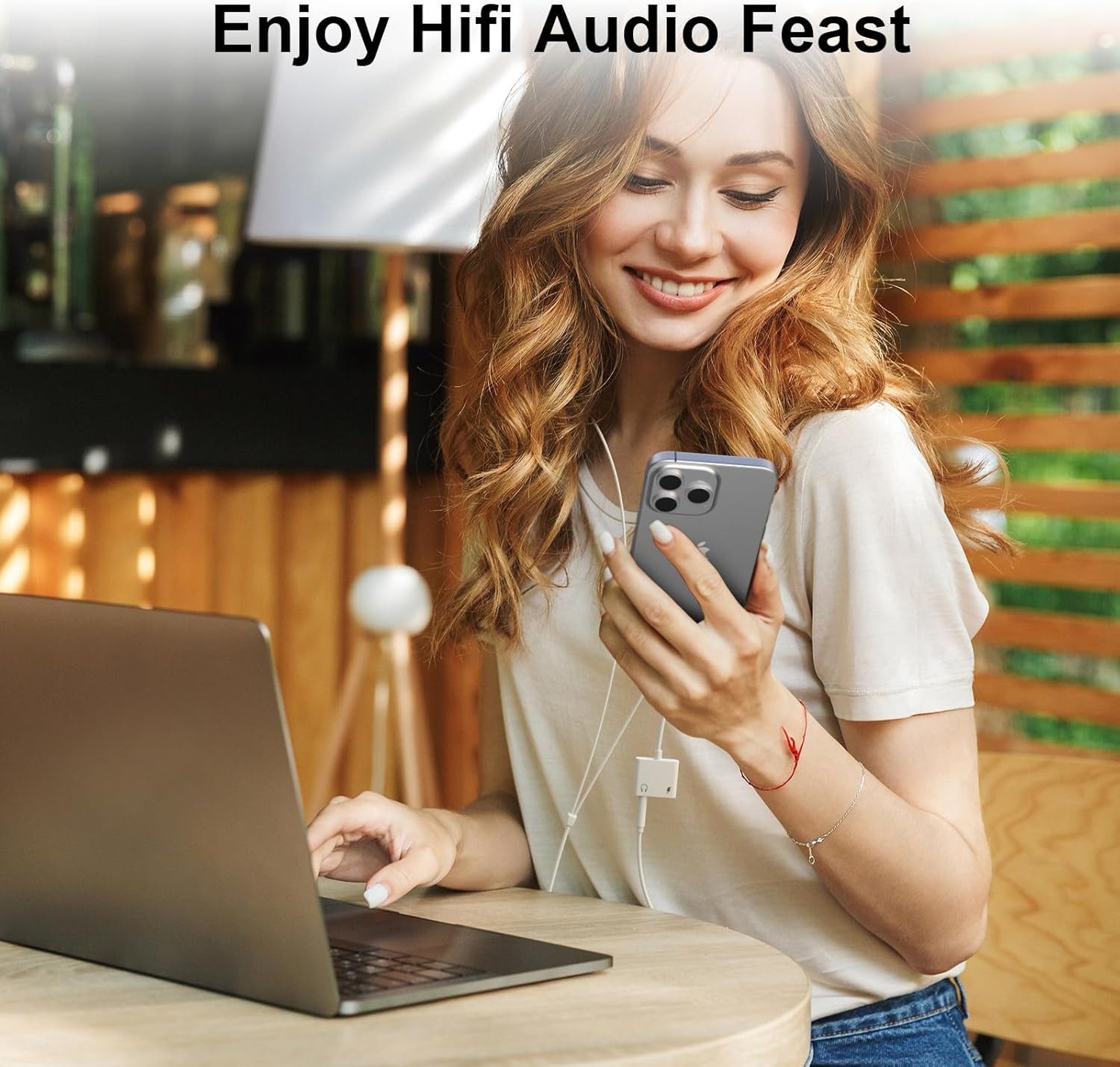 [Apple Mfi Certified] Lightning to 3.5Mm Headphone Jack Adapter,2Pack Iphone Hea