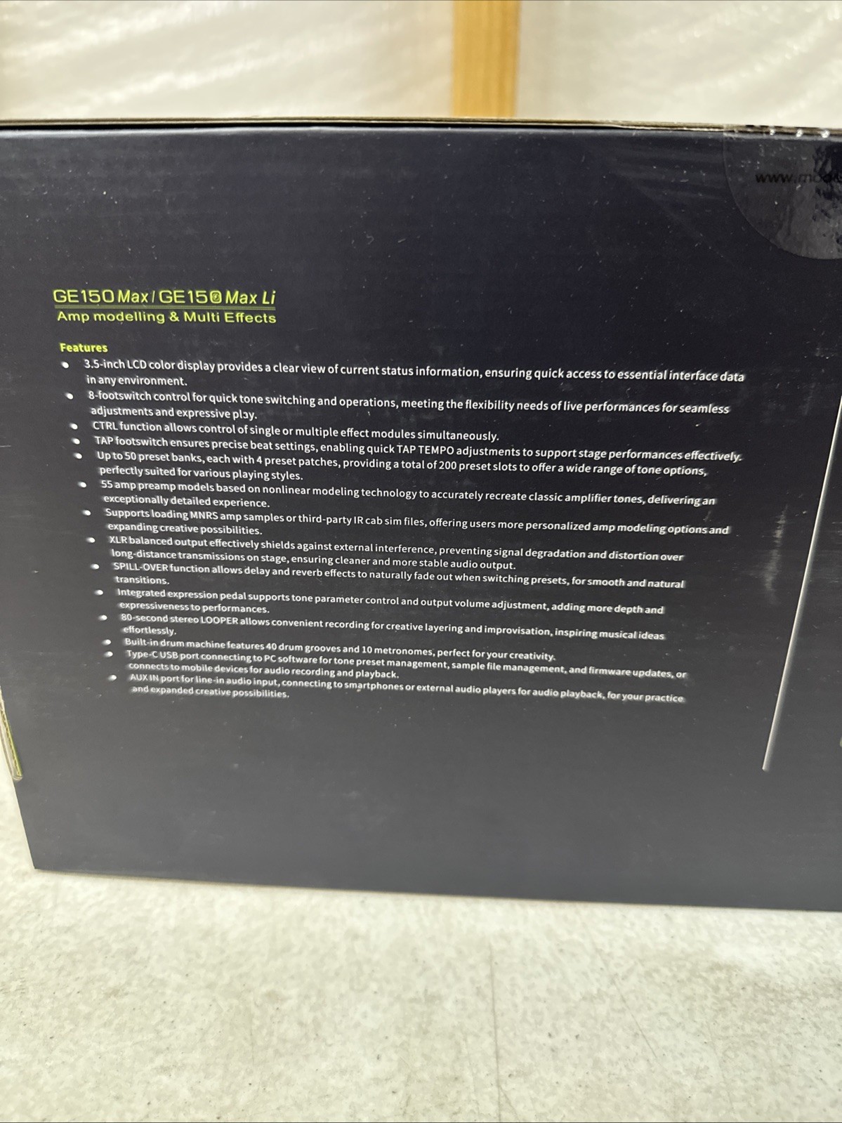 MOOER GE150 Max Amp Modeling - New Sealed