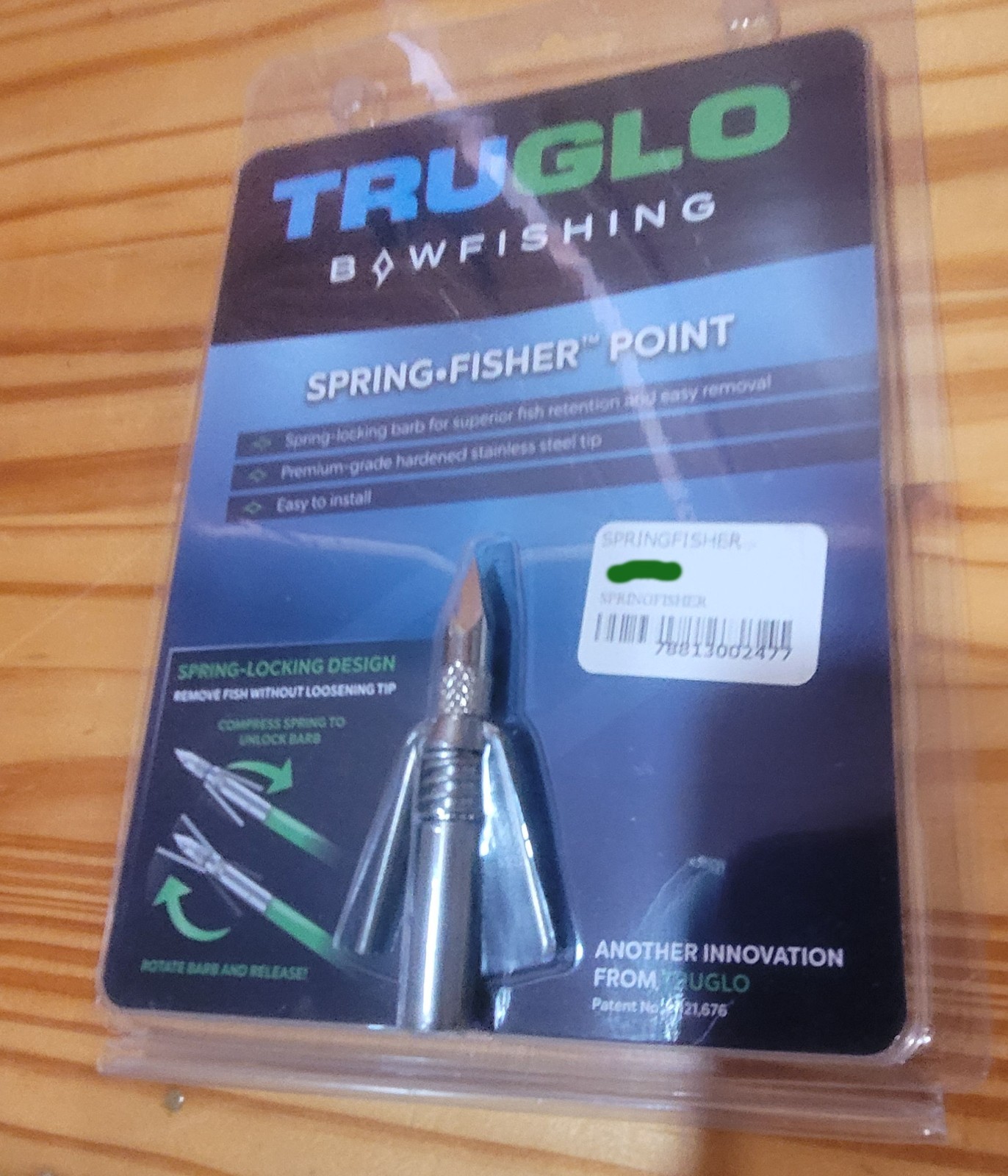 TRUGLO Spring-fisher point,  Bowfishing, TG145S1, NEW