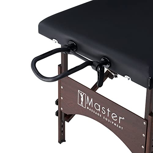 Master Massage Argo 28" Portable Massage Table with Complete Package Black