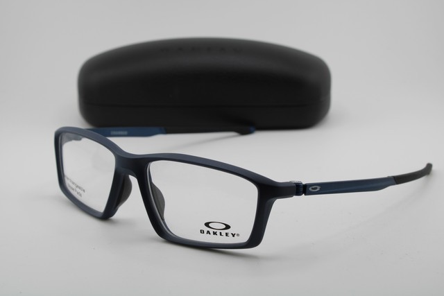 NEW OAKLEY OX8138-0553 CHAMBER UNIVERSE BLUE AUTHENTIC EYEGLASSES 53-16