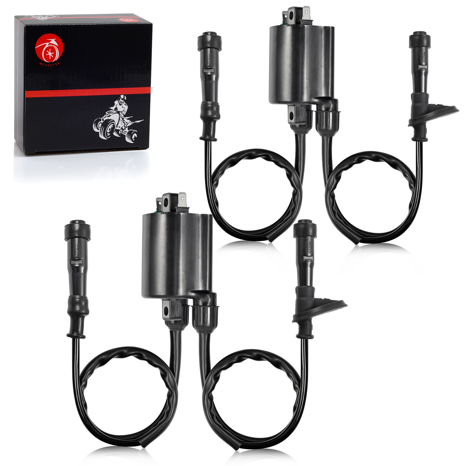 Set of 2 Ignition Coils for Honda VT750C VT750Ca Shadow Aero 750 2004-2009