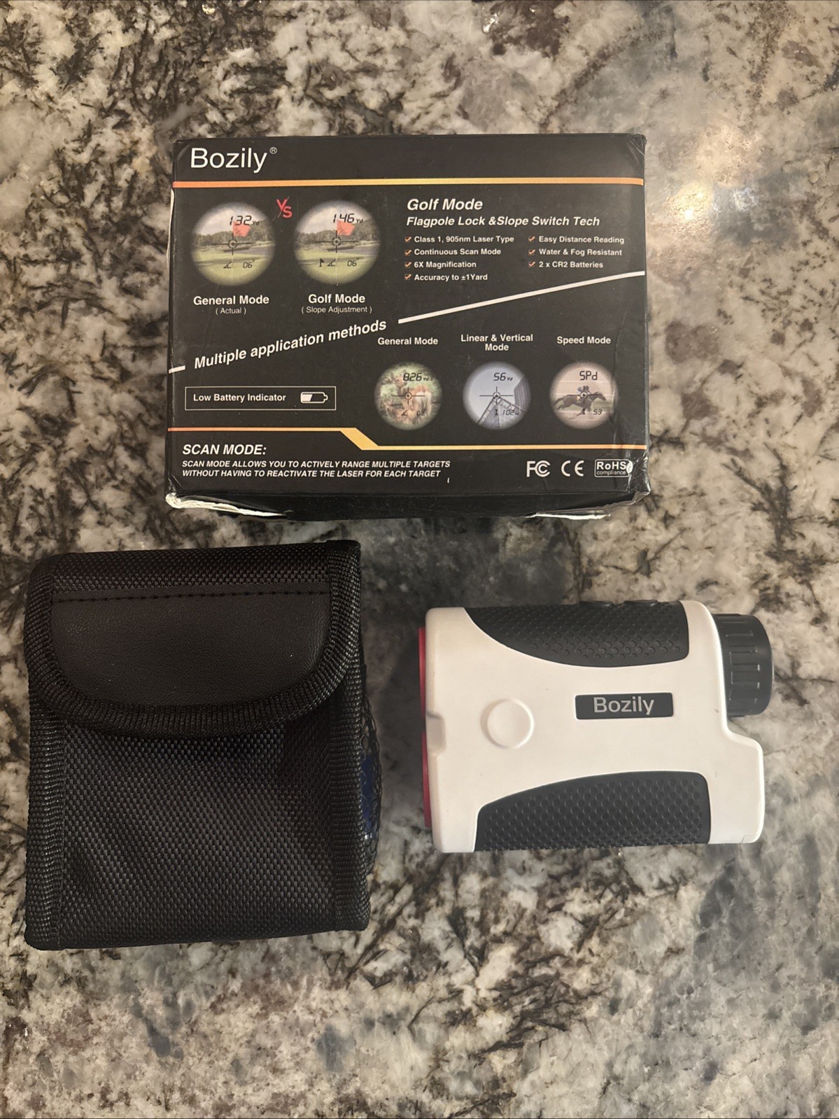 Bozily Laser Rangefinder 6x Magnification