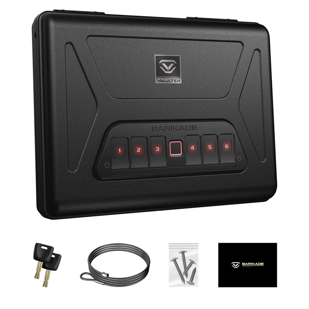 Vaultek Barikade Precision Built Biometric Compact  Tamper Detection Free Ship..