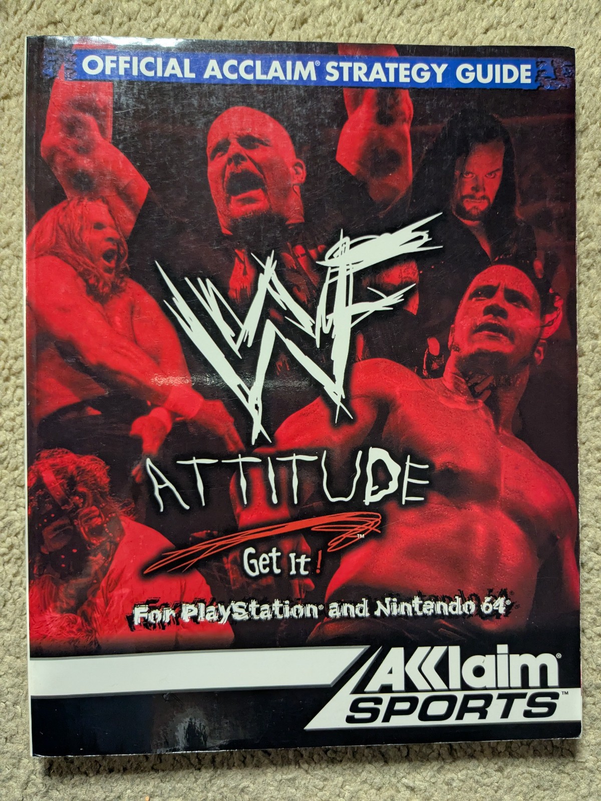 *New*  Official Strategy Guide for WWF Attitude (Playstation & Nintendo 64)