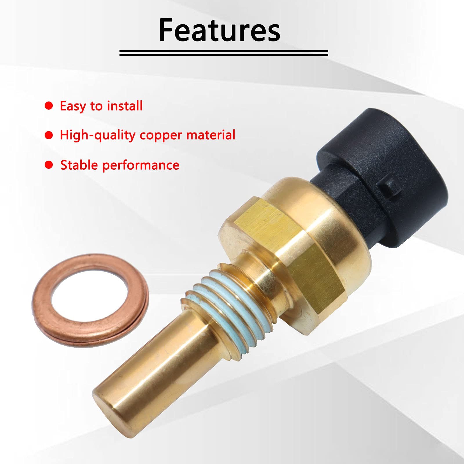 KEJSTED Coolant Temp Sensor ECT Chevy GMC