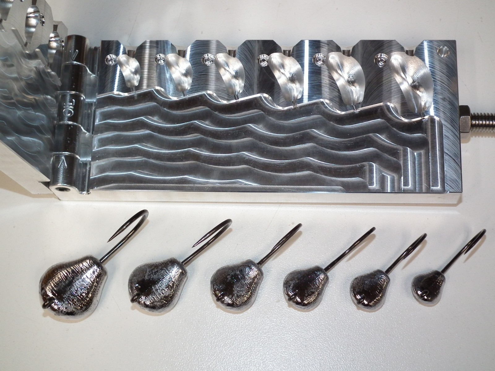 Saltwater Boxing Glove NC HD Jig mold 1/2-3oz 32824 4X CNC Tog Sheepshead USA