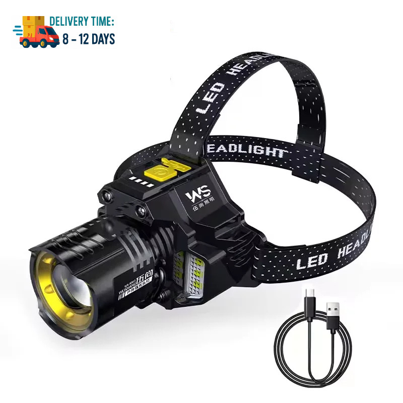 Super Bright Rechargeable LED Headlamp Headlight Flashlight Head Torch