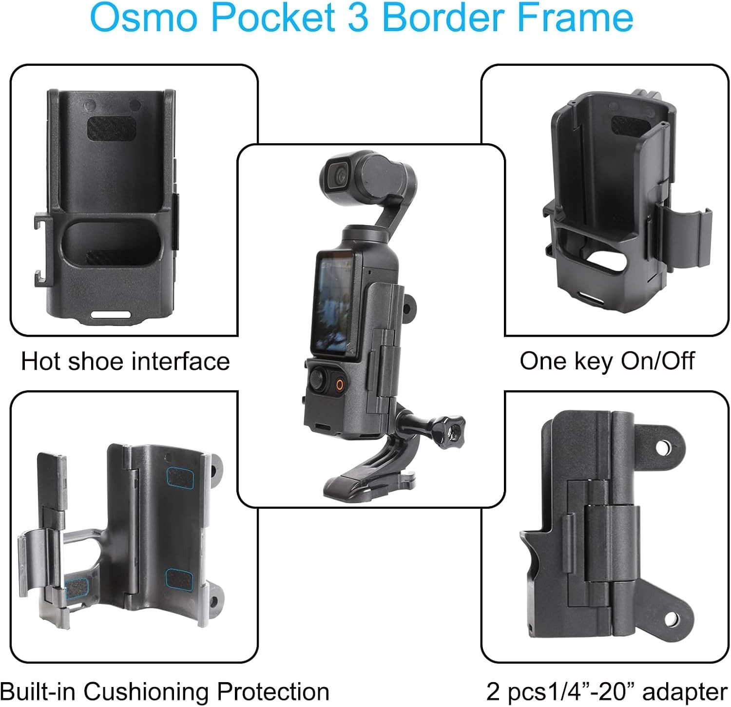 OSMO Pocket 3 Bundle - Tripod, Chest Mount, Screen Protector]]